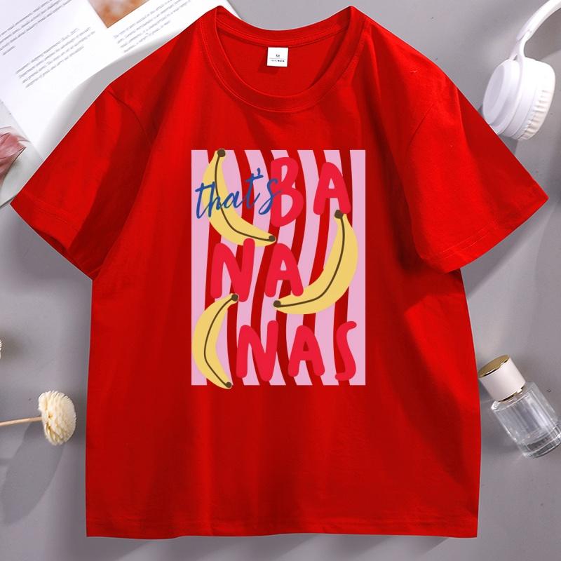 Thats Bananas T Shirt Unisex Unisex Summer Fruit Tshirt Food Short Sleeve Retro Graphic Tee Banana Trendy Tshirt Male Clothes