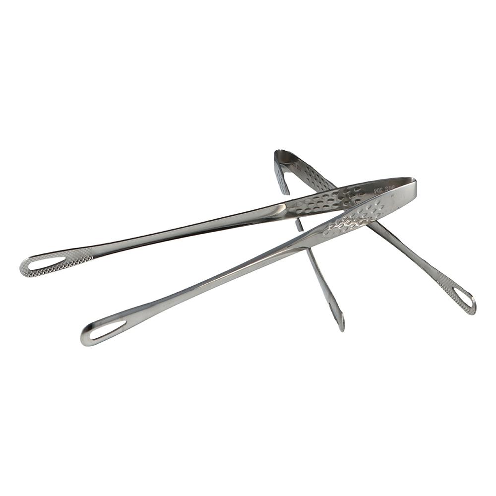 Fish Stainless Steel Long Handle Japanese Style Serving Tong Food Clamp BBQ Tools Meat Clipper