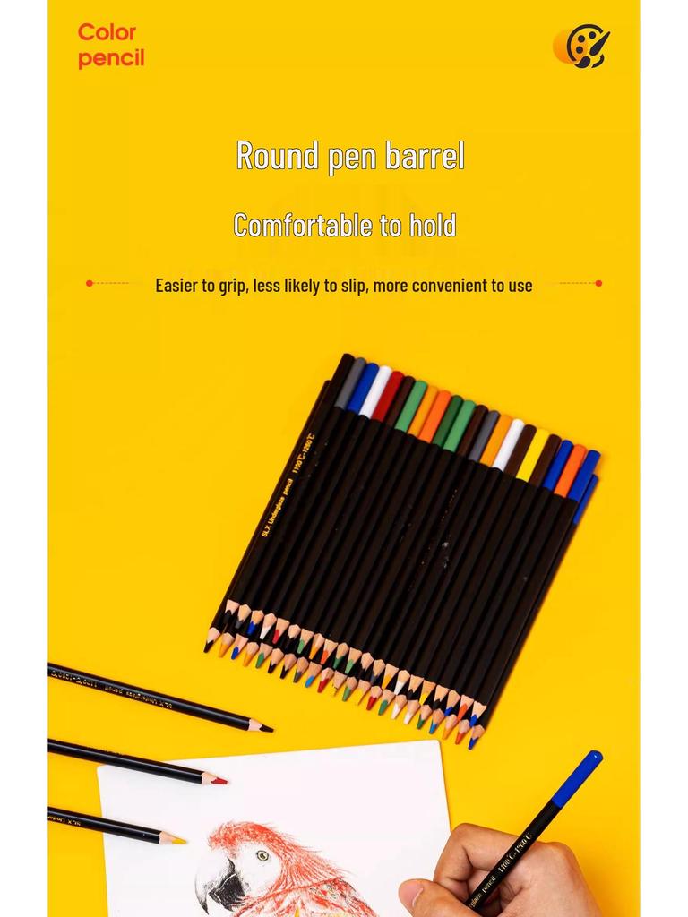 Ceramic Underglaze Oil-Based Colored Pencils, 12 Colors for Bisque Pottery Painting & Clay Play