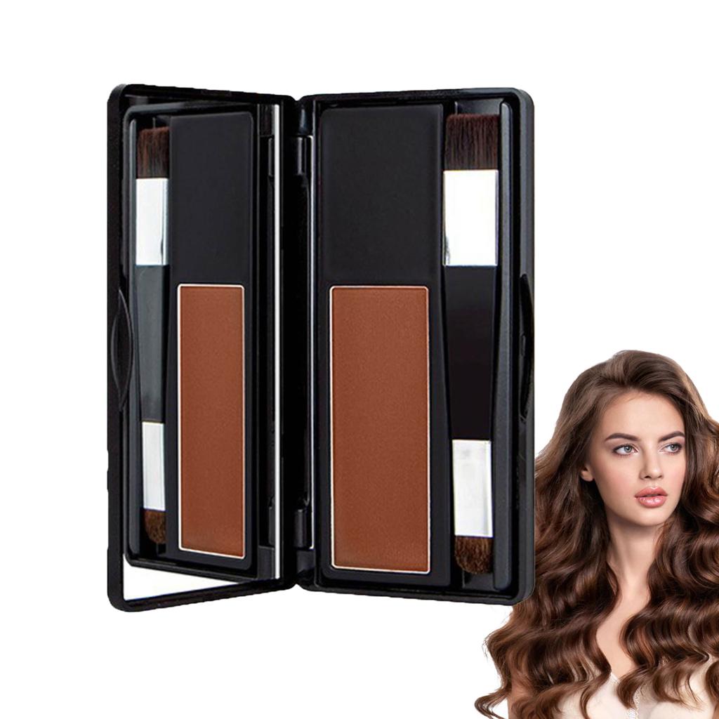 8G Hairline Cream with Mirror Brush Waterproof Sweat-proof Root Touch Up Hair Powder Men Women Instantly Thin Hair Eyebrow Beard Line
