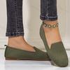 Fashion Women Fly Weave Breathable Casual Single Shoes 2025 Autumn Retro Fashion Versatile Comfortable Slip on Shallow Mouth Flat Shoes
