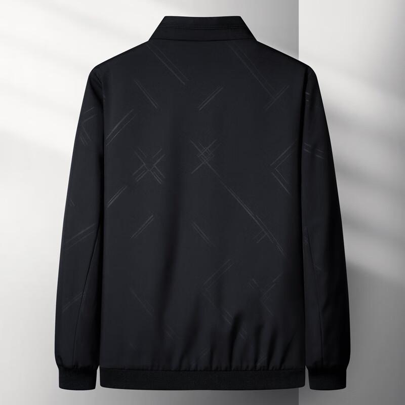 ROMON Men's Stand-Collar Baseball Jacket