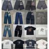 Baggy Denim Jeans Men Streetwear Embroidered Loose Fit Wide Leg Cotton Jean Pants 2025