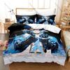 Cool Arknights Anime Game Duvet Cover + 2 Pillowcases 3D Operator Print Polyester Bedding Teen Gaming Bedroom Decor