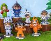 8pcs/set Anime Digital Monster Digimon Cosplay Cute Action Figure Model Toys for Children