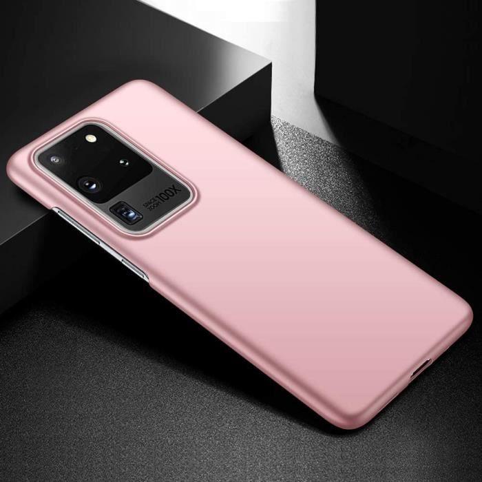Coque - HongWe - Samsung Galaxy S20 Ultra - Or Rose - Très Mince - Rigide