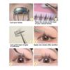 Manga Natural Lashes Clusters Wispy C Curl Individual Lashes  for Eyelash Extensions