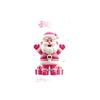 Christmas Pink Elderly Shopping Mall Window Glass Doors Atmosphere Decoration Window Static Stickers