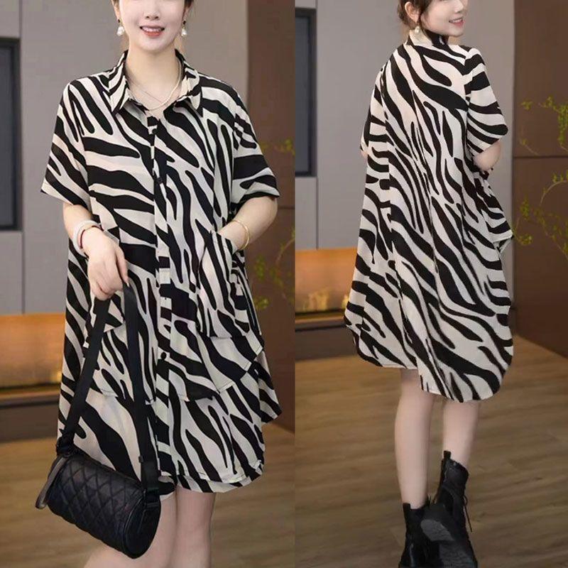 Printed Summer Fashion Two Piece Set Loose Plus Size T Shirt and Shorts Pants Slimming Outfit for Women