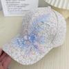 Lace Baseball Cap Mesh Sunscreen Hat Fashion Duck Tongue Hat  Spring and Summer