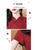 Elegant Xiangyun Silk Summer Suit: Age-Defying Mother’s Top and Wide-Leg Pants in New Chinese Style