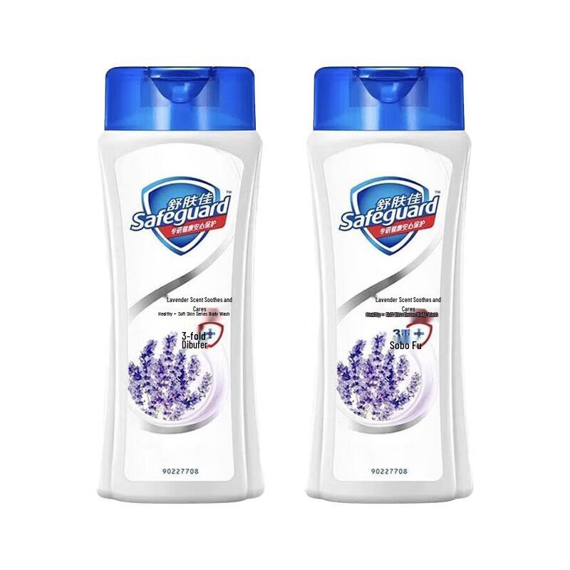 Safeguard Healthy Soft Skin Lavender Scent Shower Gel (2x360ml)