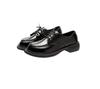 Woodpecker Women's British-Style Leather Loafers, Lace-Up Flats, New for 2025 Spring/Autumn