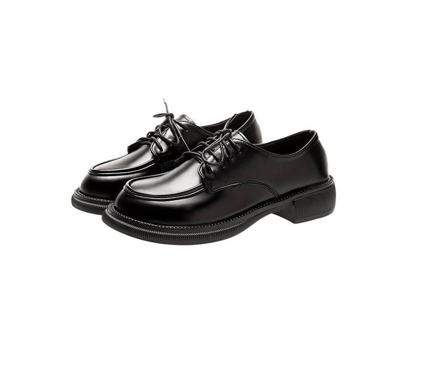 Woodpecker Women's British-Style Leather Loafers, Lace-Up Flats, New for 2025 Spring/Autumn