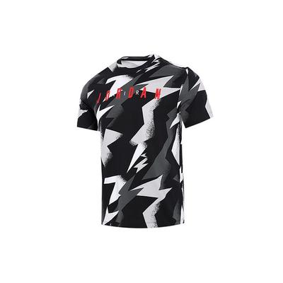 Air Breathable Casual Crew Neck Short Sleeve T-Shirt Men Tops Black DB1554-010