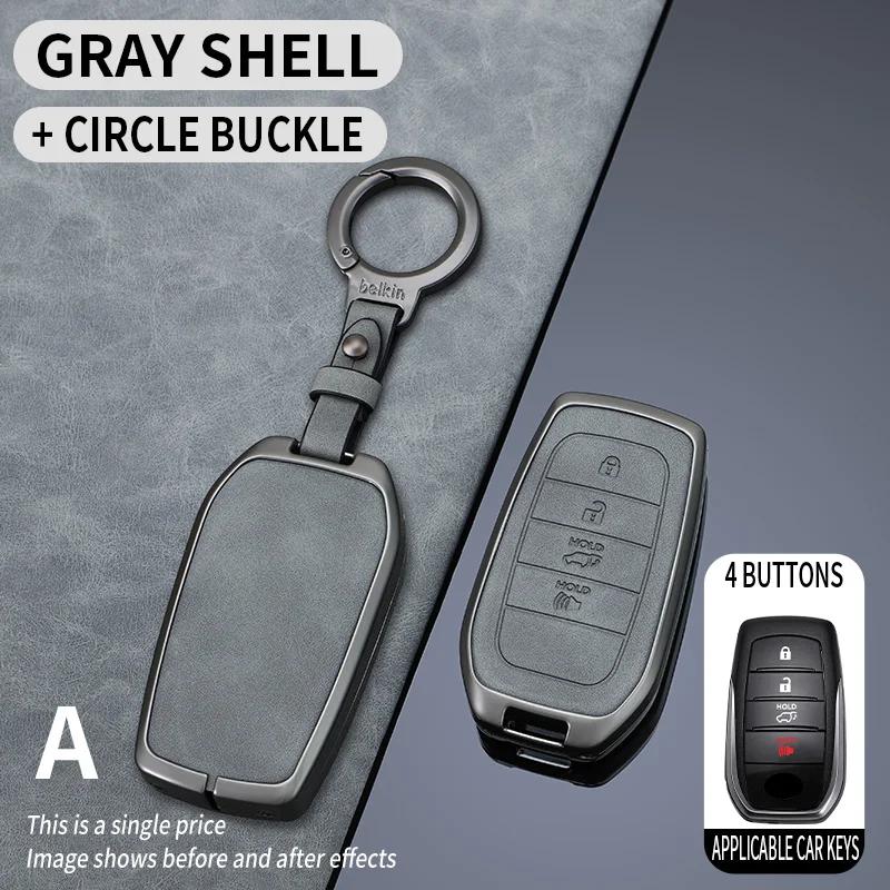 Svagd6 Zinc Alloy Car Key Case Full Cover Shell Fob For Toyota Corolla Altis Auris Aygo Yaris Camry RAV4 Verso TC IM Shell Accessories