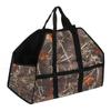 Firewood Carrier Bag Large Capacity Oxford Cloth Wood Log Carrier Tote Bag with Reinforced Handle Leaf Camouflage