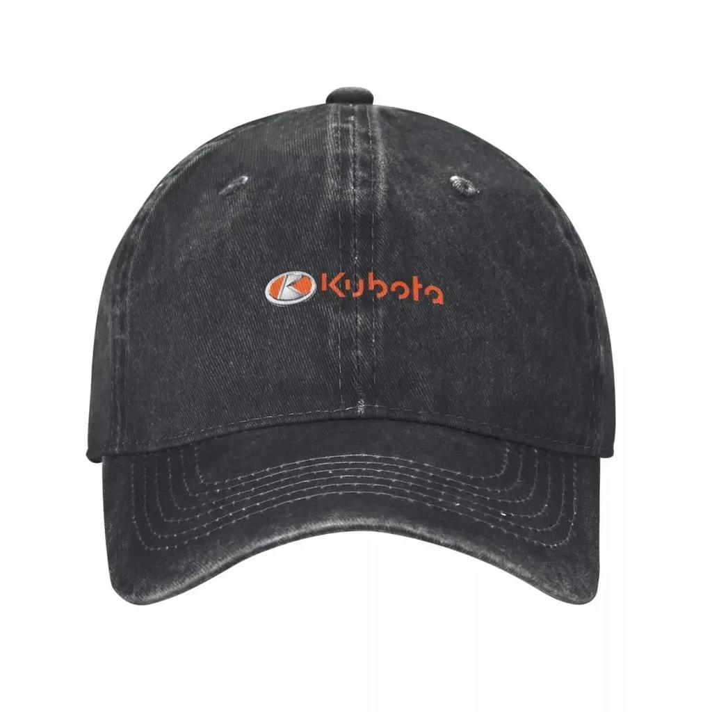 Kubota Logo Oranger Text Baseballkappe Mode Strand Golf Hut Unisex Snapback Hut Für Mädchen Unisexs