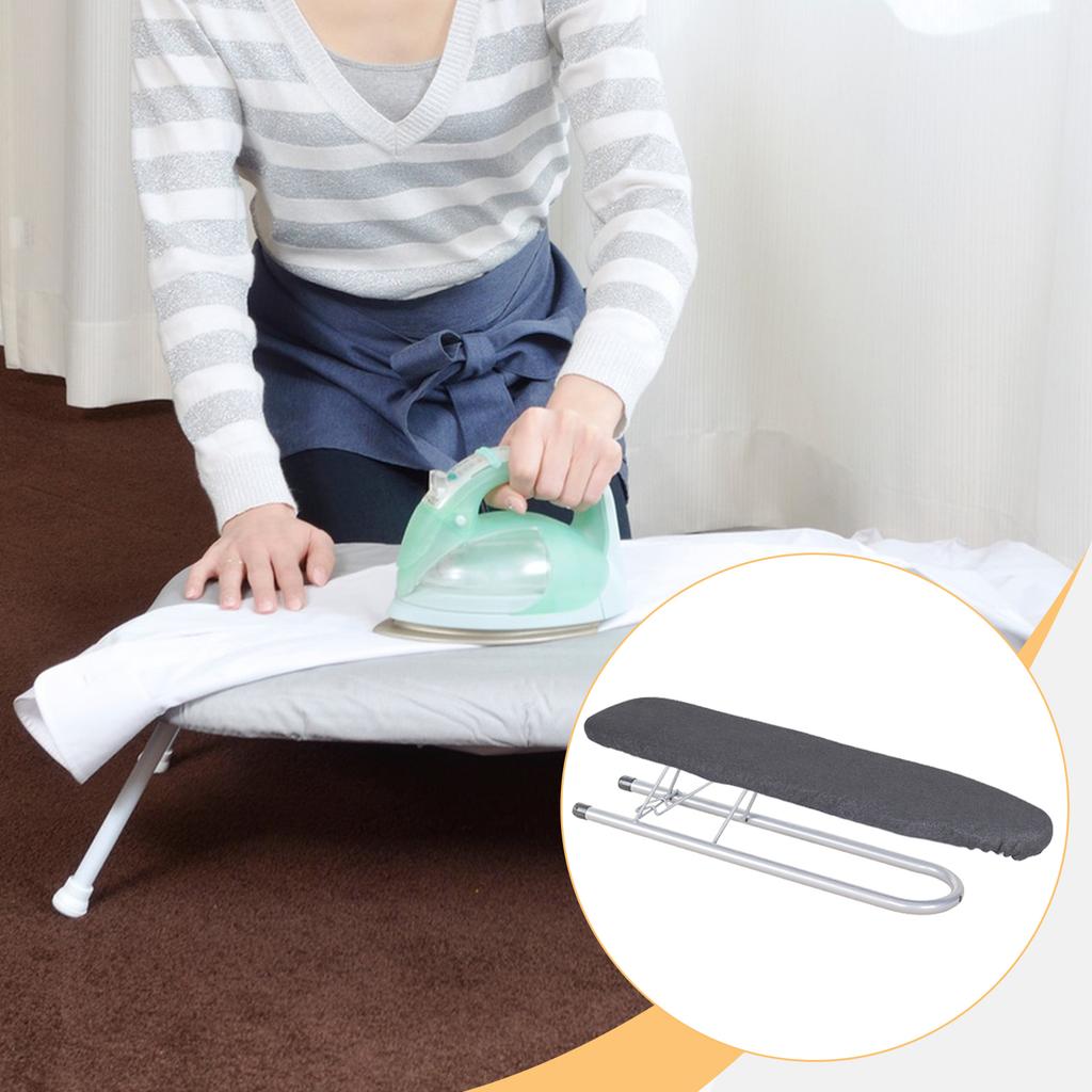 Foldable Sleeve Ironing Board Sleeve Cuffs and Collars Handling Space Saving  Home Travel Use Sturdy Removable Cloth Cover Cloth