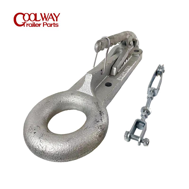 4.4 Ton Trailer Hitch Coupler Casting Ring with No Brake Level CAP RV Camper Caravan Accessories Trailer Parts