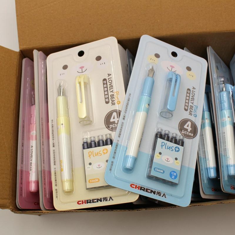 

Successor Pen Replaceable Bag Pen Set Straight Liquid Large Tip/Small Tip Erasable Blue 3.4Mm Ink Bag Pen