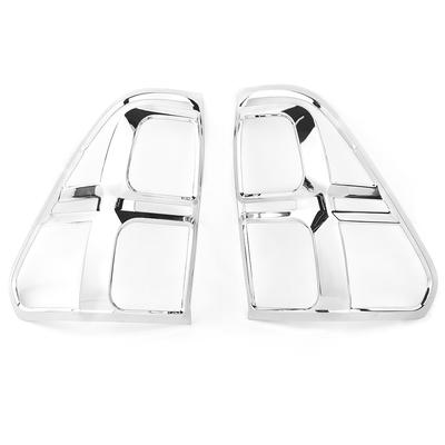 2pcs Taillight Trim Chrome Decorative Frame Fit for Toyota Hilux Revo Sr5 2015 2017
