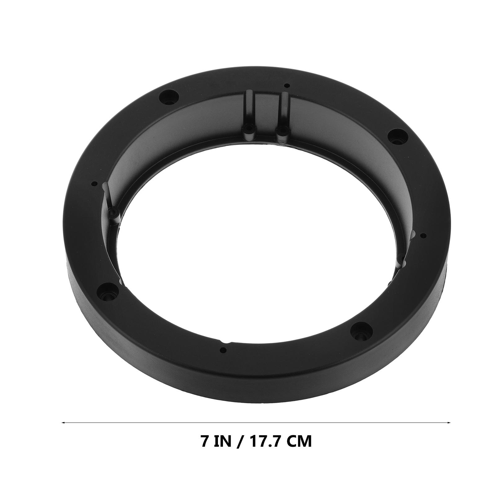2Pcs Plastic Speaker Spacer Adapter 15Mm Thickness 6.5 Inch Slant Car Door Speaker Mounting Rings Car Audio Sound Insulation other