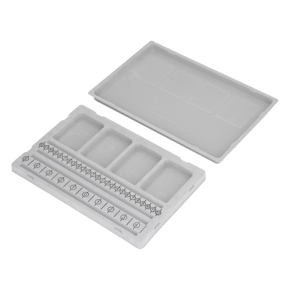 4 Recessed Compartments Beaded Measuring Board Bracelet Beading Board  Crafting Enthusiasts