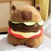 Hamburger Kapybara Roztomilá Kapybara Plyšové zvířátko Kapybara Plyšové hračky Kawaii Kapybara Kapybara Plyšák Nejlepší dárek k narozeninám