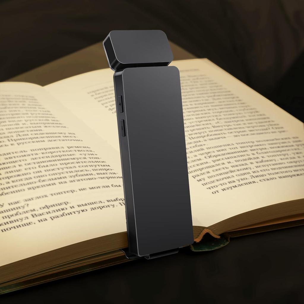 USB Rechargeable Clip on LED Reading Light Portable Mini Book Light Eye Caring for Kids Students Bedroom Reading Night Lamp