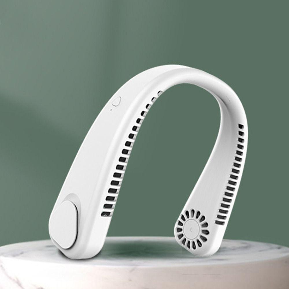 3 Speed Settings Mini Neck Fan Portable Wearable Fan High Quality Bladeless Neck Fan Home Use