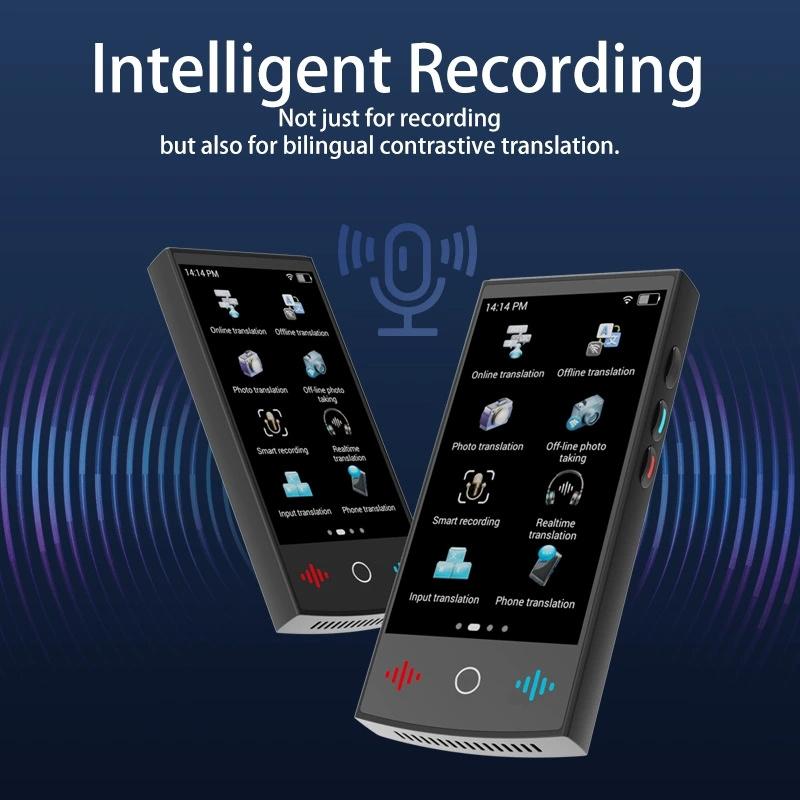 T26 Portable AI Smart Voice Translator 147 Languages Real-time Multi-Language Speech Offline Translator Business Travel
