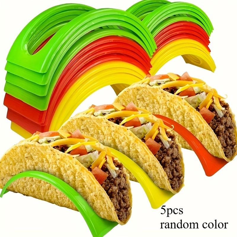 

5pcs Outdoor Kitchen Multifunctional Tortilla Holder Food Bag Egg Roll Rack Mexican Tortilla Hot Dog Rack Kitchen Gadgets