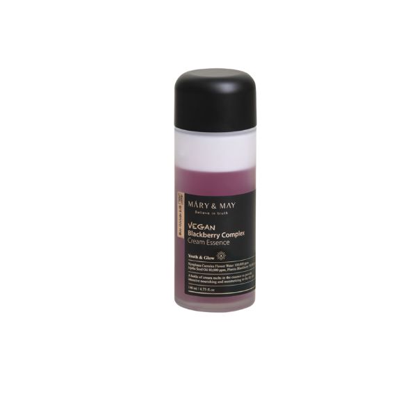 Mary & May Vegan Blackberry Complex Cream Essence 140ml 1ea Intensive Moisturizing K-Beauty