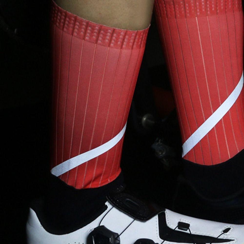 1 Pair Sweat-absorbent Sports Socks Reflective Mid Tank Sports Socks Cycling Socks  Racing