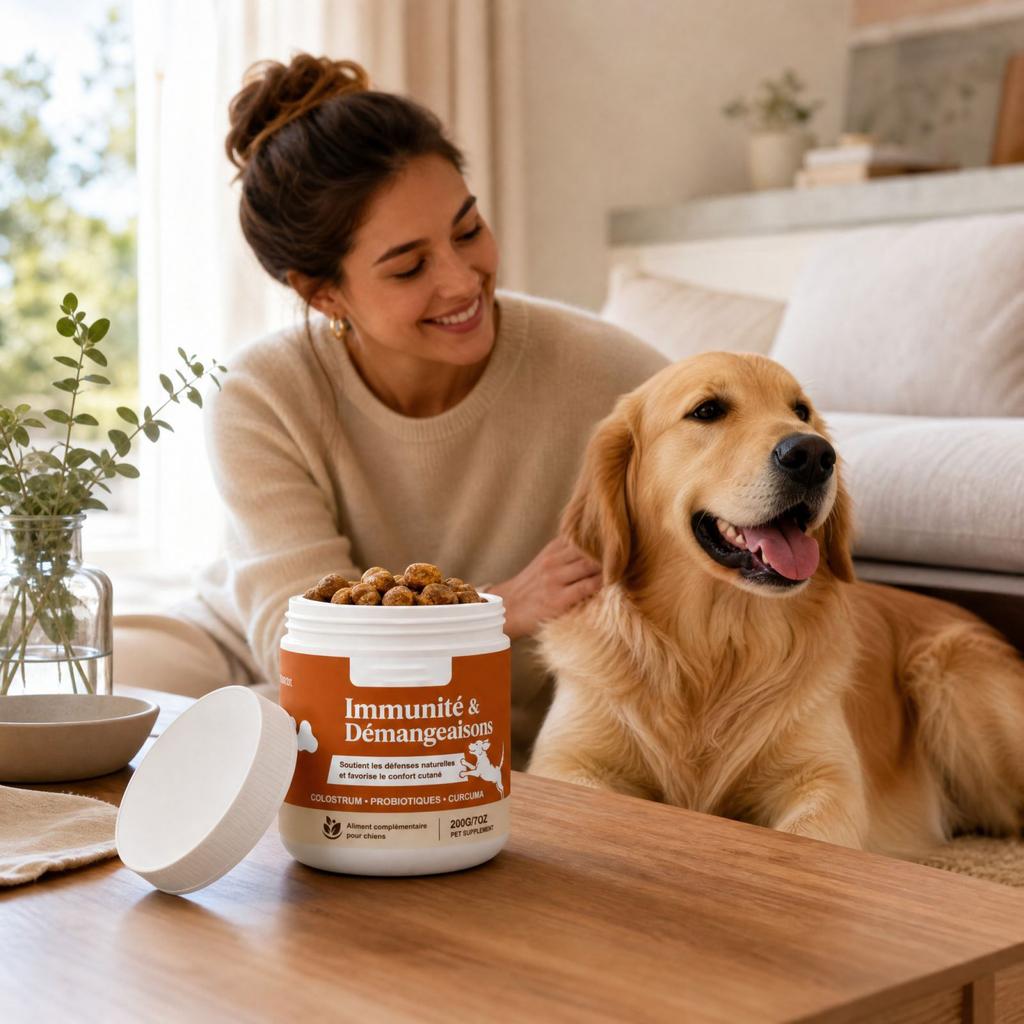 Dog Immune Support Chewable Tablets, Daily Nutritional Supplement, Maintain Healthy Physical State, Support Overall Well‑being for Canines