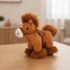 Simulation Horse Plush Toys Cute Zodiac Pony Figurine 2026 Horse Plush Doll  Chinese New Year