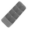 Grey Kitchen Spice Bottle Rack Kitchen Storage Holder Seasoning Jar Storage Shelf for Home