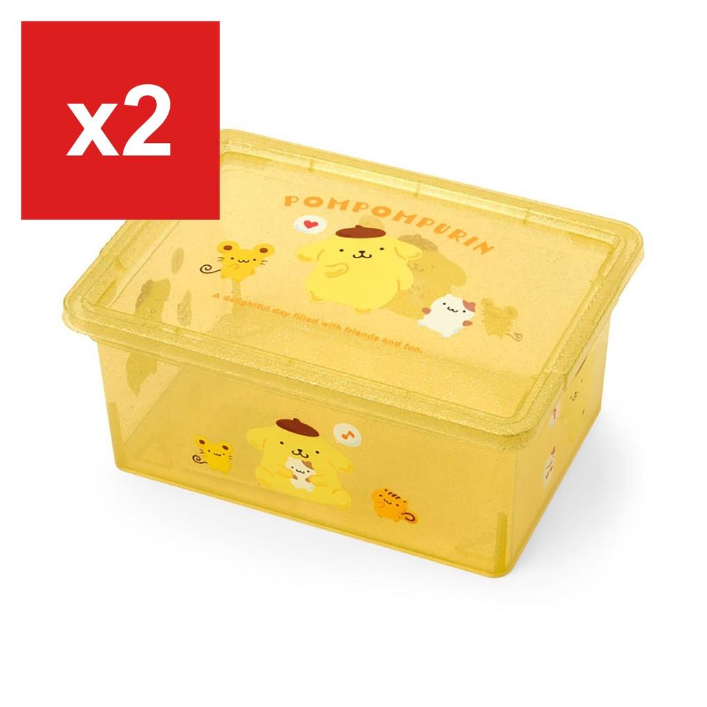 Sanrio Pompompurin Stacking Storage Case (Small)