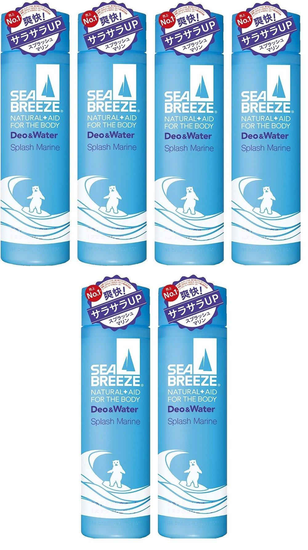 

Sea Breeze Deo Water Splash Marine Scent 160ml x 6 pieces [Bulk purchase] & (quasi-drug)