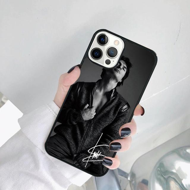 Custodia per Telefono Ian Somerhalder Vampire Diaries tvd Per iPhone 17 Air 11 12 13 15 16 14 Pro MAX Plus