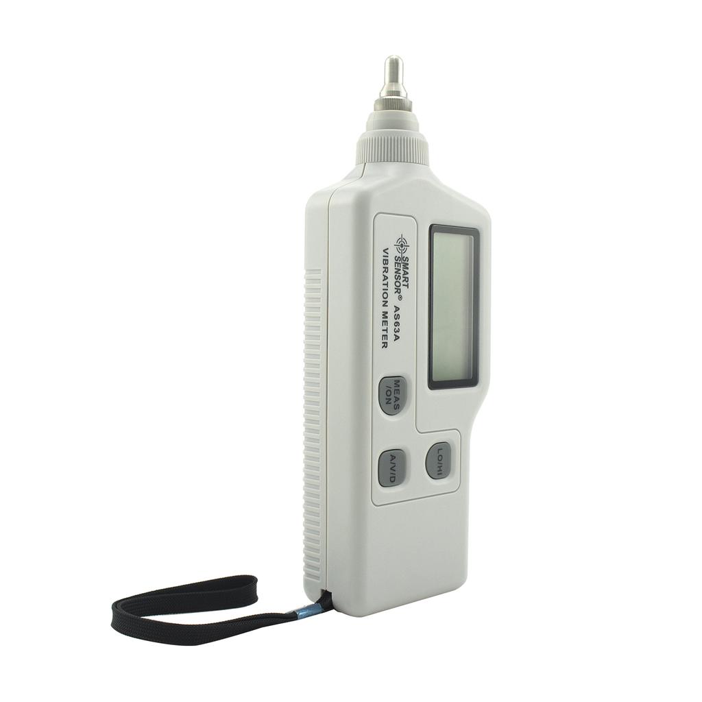 SMART SENSOR AS63A Digitales Vibrationsmessgerät mit LCD-Bildschirm, Vibrationsanalysator, Tester, AC-Ausgang