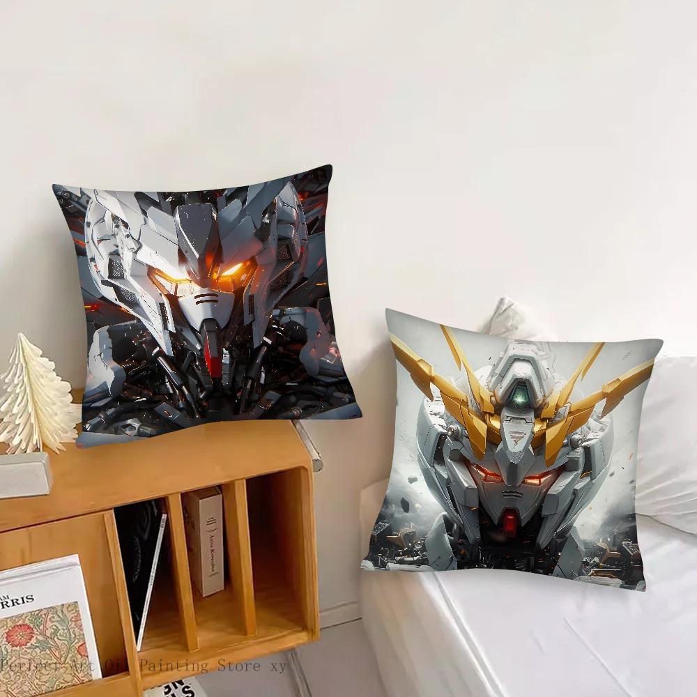 Game G-Gundam Pillow Case Square Pillow Bedroom Sofa Leisure Comfort Cushion Car Living Room Home Decoration