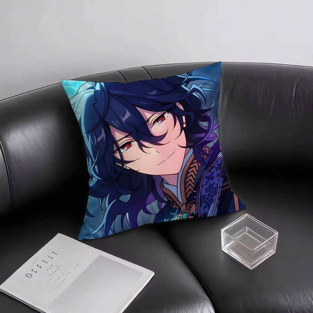 1pc Rei Sakuma Pillow Case Fashion Square Pillowcase Bedroom Sofa Room Ins Decoration Leisure