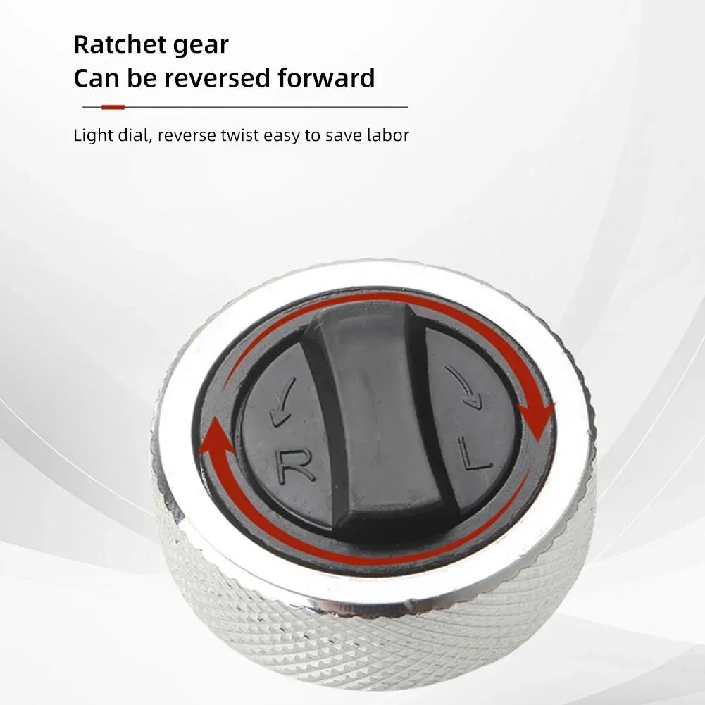 1/3Pcs Car Mini Ratchet Socket Wrench Whole Steel Palm Ratchet Socket Finger Reversible Ratchet Handle 1/4" 3/8" 1/2" Drive