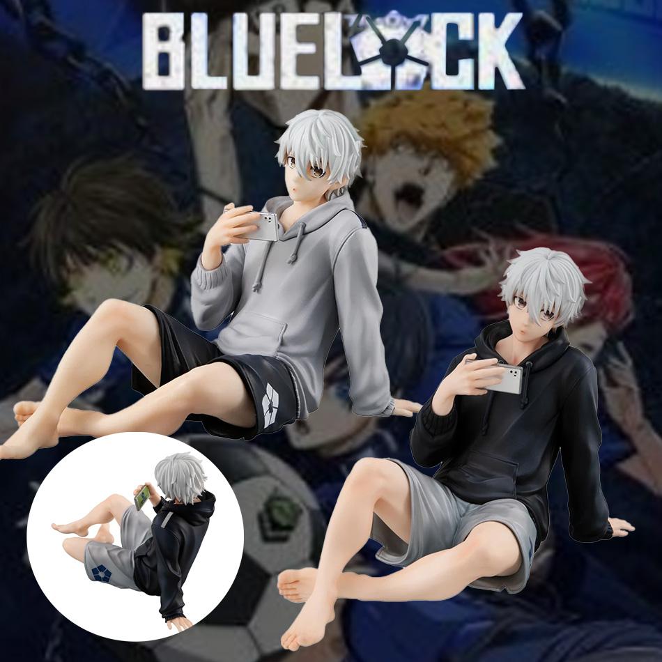 Neue 8,5cm Megahouse Blue Lock Nagi Seishiro GEM Anime Figur PVC Niedliche Tischdekoration Modell Spielzeug Kinder Weihnachtsgeschenke