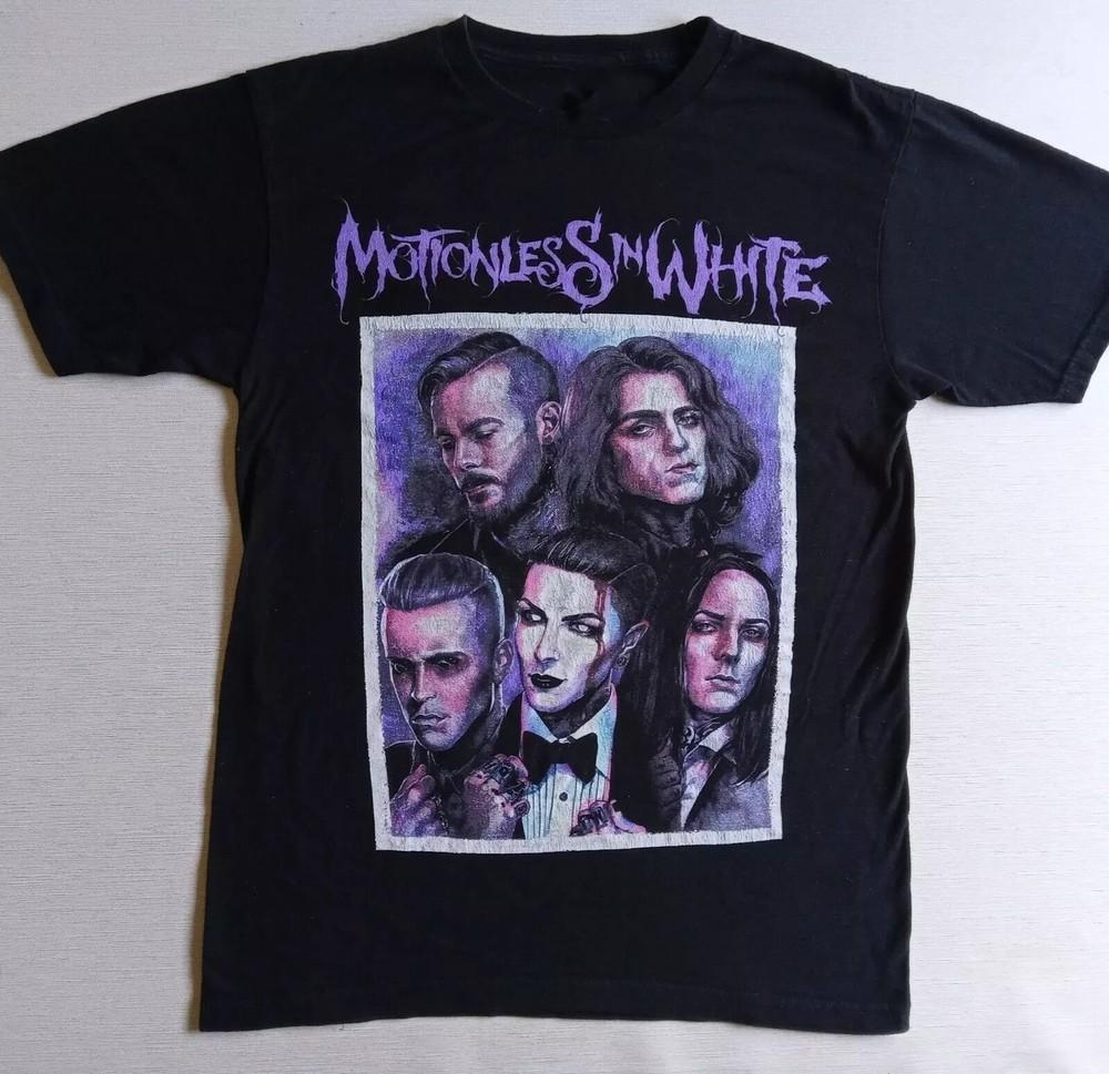 Motionless In White Music Concert Black T-Shirt Cotton S-5XL Unisex T-Shirt