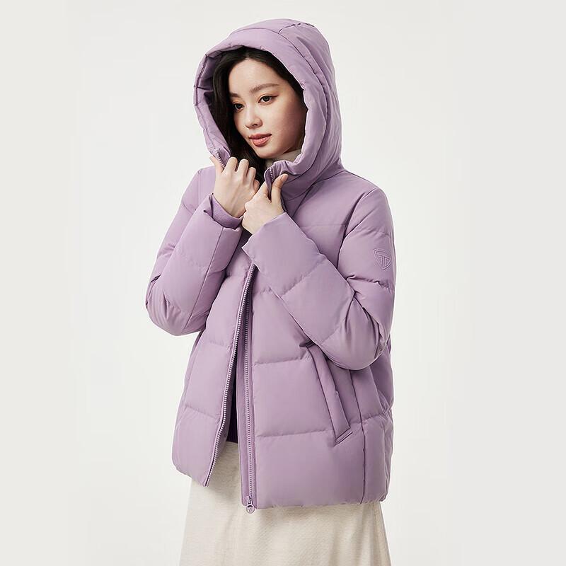 Tanboer Women's Hooded Loose Short Duck Down Jacket TBF510356J