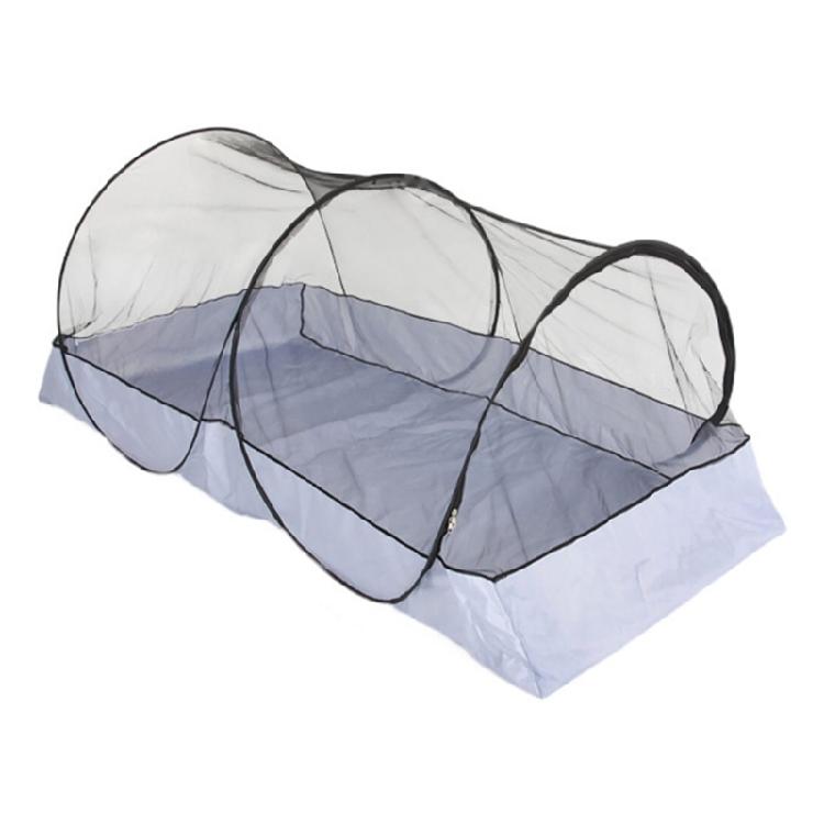Outdoor Mosquitoes Mesh Tent Breathable Travel Meshes Tent Portable Folding Automatic Open Single Person Tent чёрный