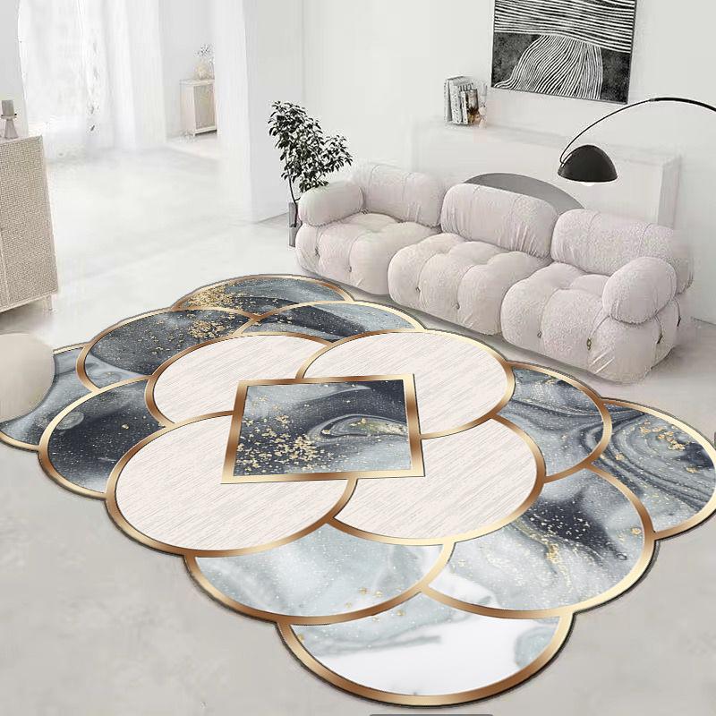 Irregular Marble Carpet Living Room Dirt Resistant Wear-resistant Easy To Maintain Carpet